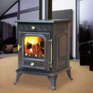 Chinese Factory Original Gas Chimney Cast Iron Wood Propane Fireplace Stove