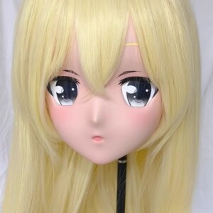 (GLA002)Customize Character Crossdressing Female/Girl Resin Full/Half Head With Lock Anime Cosplay Japanese Anime Kigurumi Mask