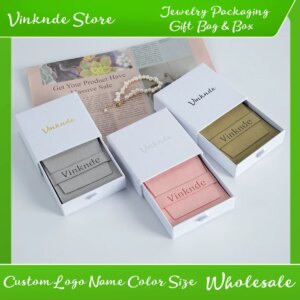 Fashion Jewelry Gift Box with Suede Bag Set Custom Logo Drawer Boxes Necklace Bracelet Earring Organizer Display Wedding Gift