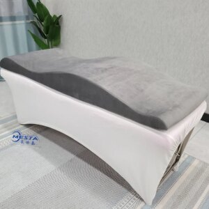 New European Style Waves Lashes Mattress Curved Velvet Massage Bed Eyelash Lash Bed Mattrass Topper