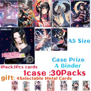 2025 New A5 Boerd SCARLET CONTRACT Collection Board Waifu Yae Miko TCG Doujin Toys And Hobby Gift