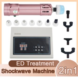 Shockwave Therapy Machine Erectile Dysfunction Treatment Relief Tennis Elbow Body Massager Shock Wave Equipment Home Use 2 in 1