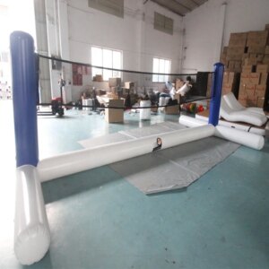 Cheap Portable Summer Aqua Water Sport Game Inflatable Water Floating Volleyball Court Inflatable Water Floating Volleyball Net