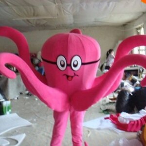 MASCOT Pink Octopus mascot costume fancy dress custom fancy costume cosplay theme mascotte carnival costume134