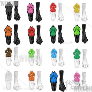 Anime Furry Cosplay Genshin Impact Dog Socks Cover Jirai Kei Puppy Plays Man Woman Cutecore Cute Outfit Furred Prop Customized