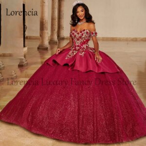 Mexican Quinceanera Dress Ball Gown 3D Flowers Sweetheart Crystals Open Back Appliques Corset Sweet 15 16 Vestidos XV Años