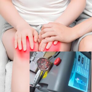 HLKGO Handheld Cold Laser Therapy Device Red Light Physiotherapy Device For Pain Relief Shoulders, Knees And Back Joints