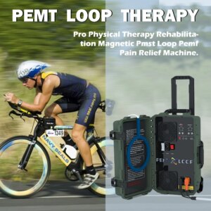 Portable PEMT Loop Magnetic Feild For Back Pain Relief Muscle Relax Physio Magneto Machine 6000GS PEMF Physiotherapy Equipment