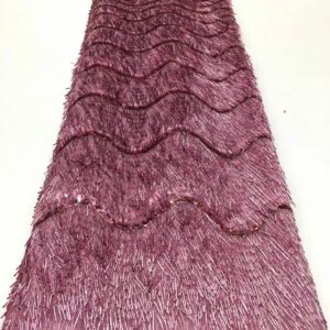 African Sequins 3D Lace Fabric 2025 High Quality Embroidery French Nigerian Lace Fabric For Wedding Sewing Material Dress