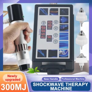 Newest Portable Shockwave Massager 10Heads For ED Treatment Massage Relaxation Body Pain Relief 300MJ Shock Wave Therapy Machine
