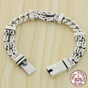 S925 sterling silver bracelet with stylish temperament Personalized and minimalist weaving Advanced niche design handicrafts