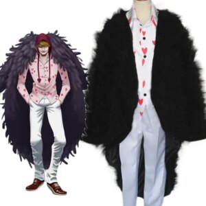 Custom Made Donquixote Rosinante Corazon Cosplay Costume – Anime Outfit