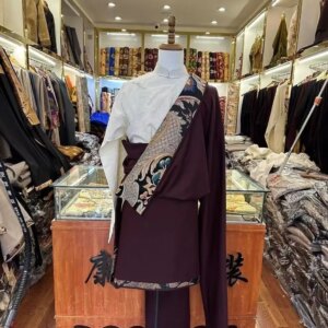 Tibetan Men’s Robe Clothing 2025 Women’s Costumes New Collar Ethnic Single-Layer Performance