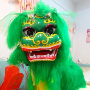 Classic Northern Chinese Lion Dance Style Double Adult Style