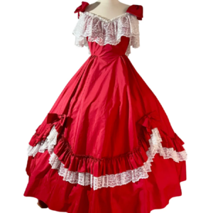 Renaissance Period Red Prom Dress Costume Lace Ruffles Medieval Evening Dress 1860s South Belle Formal Birthday PartyCustomized