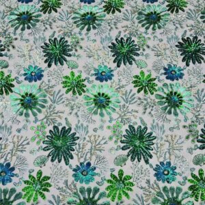 African Sequins Lace Fabric, French Tulle, Material For Party and Wedding, Latest Embroidery