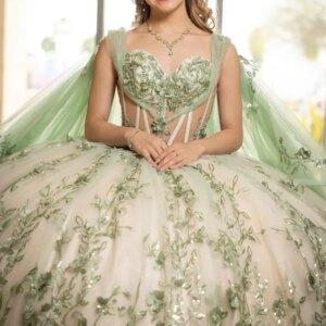 Customized Mint Green Off Shoulder Quinceanera Dress Lace applique 3D flower layering vestidos de 15 Quinceanera