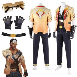 Fantasia Tejo Cosplay Clothing Glasses Game Valorant Disfraz Costume Adult Men Fantasy Halloween Carnival Party Clothes