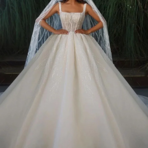 Customized  Elegant White Women’s Halter Wedding Dress Sparkling Lace Applique Bridal Gowns A-Line Dresses vestidos novias boda