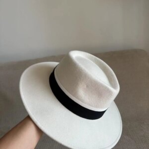 Spring autumn elegant classic 100% wool fashionable fedora hat
