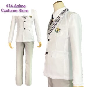 Blue Lock Anime Cosplay Costume Wig Episode Nagi Reo Mikage DK School Uniform Embroidery Suit Rose Net Sythetic Fibers