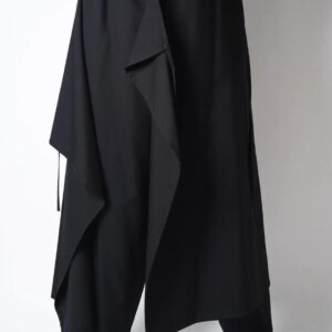 YOJI OOAK Japanese original dark pants men’s mid-waist loose culottes Japanese retro men’s wear
