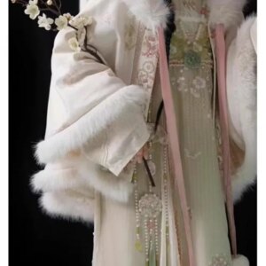 Christmas new outfits Hanfu women’s chest-length dress Chinese-style cape and shawl set