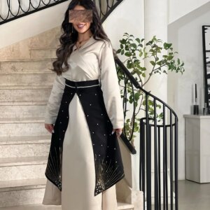 Customized High Quality Charmeuse Pleat Sequined A-line V-neck Midi Dresses Bespoke Occasion Sparkle Matching