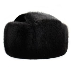 New Hot Sale Autumn Winter Mink Leather Men’s Casual Hat Mink Leather Hat Lei Feng Real Leather Hat For Men
