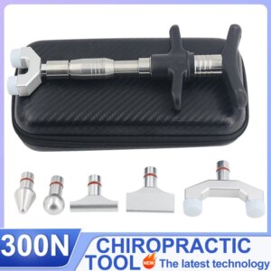 New Chiropractic Adjusting Tools 300N Spine Massage Gun Limb Pain Relief Therapy Correction Spinal Portable Manual Massager 2025