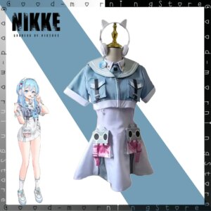 Game NIKKE The Goddess Of Victory shefti Suit Cosplay Dress Women Party Suit with Headset Uniform Halloween Party Role play