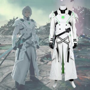 Final Cosplay Fantasy VII Ever Crisis Sephiroth White Uniform Set Game Anime Sephiroth Fighting Outfits Custom Made For Adult Me