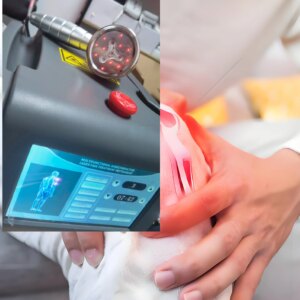 COZING Laser Pain Relief Physiotherapy Device 650nm 808nm Cold Laser Physical Therapy Home Use for Back Pain Powerful Handheld
