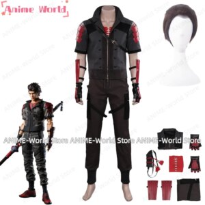 《Custom Size》Game Final Fantasy Sonon Kusakabe Outfits Halloween Carnival Suit Cosplay Costume Wig