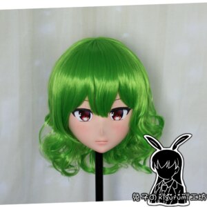 (RB6522)Quality Handmade Female Resin Cosplay Japanese Role Anime Kazami Yuka Kigurumi Crossdress Doll Transgender Mask