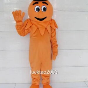 New Adult Best Sale Lovely Orange Doll Animal Cartoon Mascot Costume Christmas Fancy Dress Halloween Mascot Costume