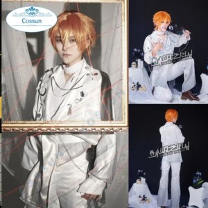 PJSK Shinonome Akito Cosplay Project Sekai Costume Fashion Handsome Uniform Suit Halloween Party Outfit Women Men