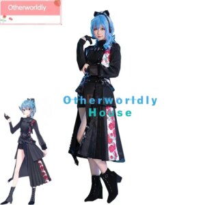 Vtuber Hoshimachi Suisei Cosplay Costume 2nd Anniversary Dress Suit Anime Clothing Halloween Carnival Uniforms Custom Made