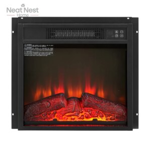 Electric Fireplace Insert 18″ 1400W 120V Heating, Cooling & Vents Fireplaces,Stoves Fireplace Parts