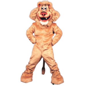 Lionel Lion Mascot Costume Adult Size Cartoon Character Animal Theme Carnival Party Cosply Mascotte Mascota Suit Kit SW1015