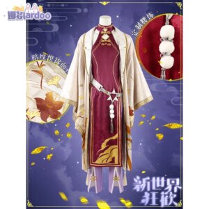 Lardoo Anime Nu: Carnival Kuya YaoHua Banquet Game Suit Handsome Uniform Cosplay Costume Halloween Party Role Play Outfit