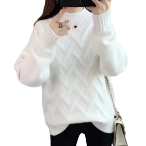 Pullover Sweater Women New Autumn Winter Knit Sweater Loose Women Sweaters Plus Size Women’s Jumper