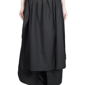 Niche Designer Dark Apron Culottes Men’s and Women’s Loose Wide-Leg Pants