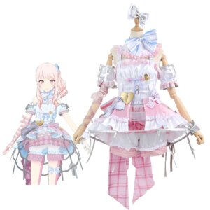 Project Sekai Colorful Stage!  Hide Crinoline  Akiyama Mizuki Cosplay Costume Anime game Halloween 1182