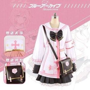 Game Blue Archive Sumi Serina Cosplay Costume Party Dress Suit With Bag Halloween Carnival Uniforms Custom Made
