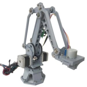 3D Printing High Precision 4-axis Stepping Robot Arm For Arduino Robot DIY Kit Compatible CNC Driver Stepper Claw Clamp Kit