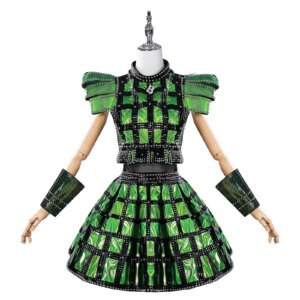 Alcina Dimitrescu Cosplay Costume Women Gown Dress Black Long Dress with Hat Evil Scary Outfit Cainival Party