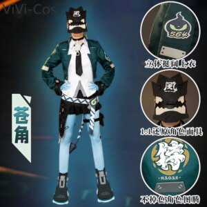 ViVi-Cos Zenless Zone Zero Soukaku Cosplay Costume Cos Game Anime Party Uniform Hallowen Play Role Clothes Clothing