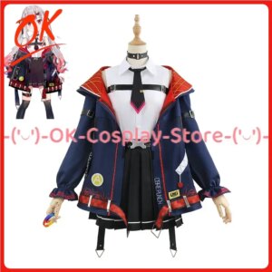 [Customized] Nakiri Ayame Cosplay Costumes Vtuber Youtuber Uniform Women Party Clothes Halloween Carnival Outfits