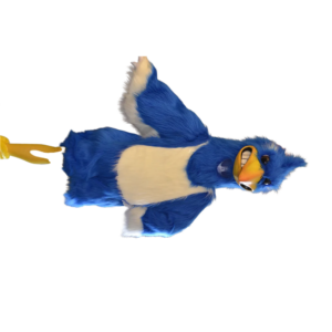 MASCOT anime cosplay costumes blue roadrunner mascot costume adult roadrunner theme mascotte fancy dress kits for sport